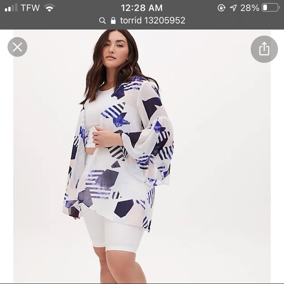 Torrid size 1/2 duster / shawl - Picture 2 of 3